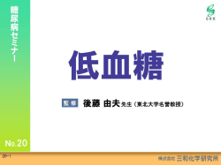 糖尿病セミナーNo.20