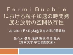 Fermi Bubble の電子2次加速モデル