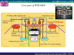 YBCO次世代超電導線材のMO磁束観察法に よる特性評価