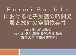 Fermi Bubble の電子2次加速モデル