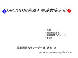 分子の吸収線 - TAMA300 interferometer