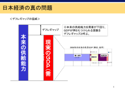 日本経済の真の問題