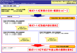 先導モデル事業（様式3）