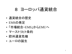 ヨーロッパ通貨統合