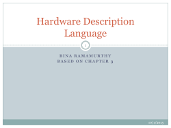 Hardware Description Language
