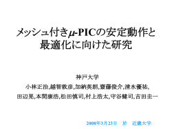 マイクロメッシュを用いた高増幅率型&mu;
