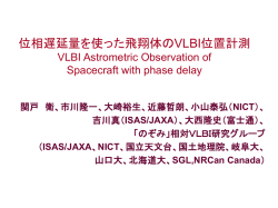VLBI Observation for Spacecraft Navigation