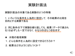 作物学実験