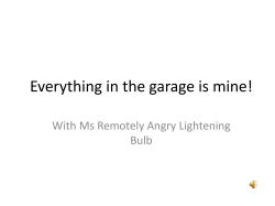 About garage