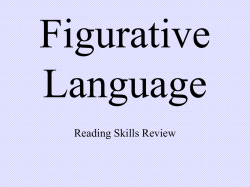 Figurative Language - Williston School District