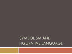 Figurative Language and Symbolism