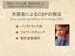 制約充足問題 - 知能ソフトウェア研究室