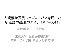 文脈にもとづく未知語の抽出