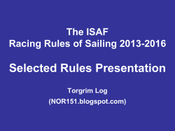 The Rules with Animations Racing Rules of Sailing