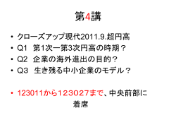 日本経済論Ⅱ2012