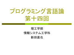 プログラム再構成に関する 特許申請について