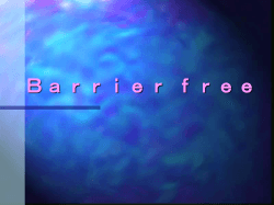 Barrierfree