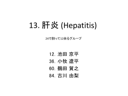 13. 肝炎 (Hepatitis)
