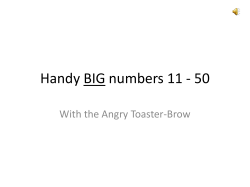 Handy numbers 1