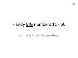 Handy numbers 1