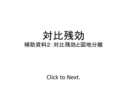 対比残効