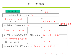 モードの遷移