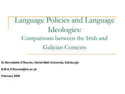 Language Policies and Language Ideologies: