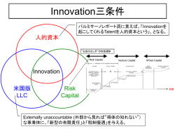 Innovation三条件
