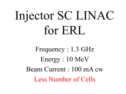 Injector SC LINAC for KEK-ERL