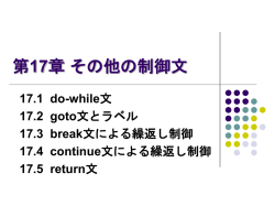 プログラミング入門II