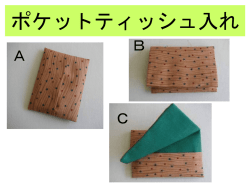 ポケットティッシュ入れ