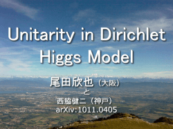 Unitarity in Dirichlet Higgs Model