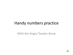 Handy numbers 1
