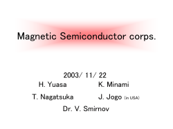 Magnetic Semiconductor corps.