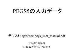 How to use PEGS4
