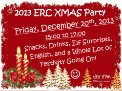 2013 ERC XMAS Party