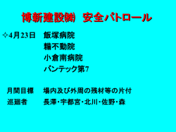 博新建設㈱ 安全パトロール