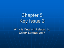 Chapter 5 Key Issue 2 - Cherokee County School