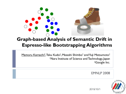 Graph-based Analysis of Semantic Drift in