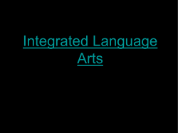 Integrated Language Arts - K12