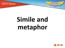 Figurative language 2:
