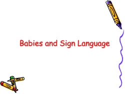Babies and Sign Language