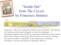 `Inside Out“ from The Circuit by Francisco Jiménez