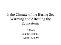 Is the Climate of the Bering Sea Warming and