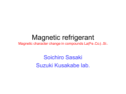 Magnetic character change in compounds