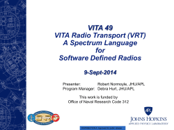 VITA 49VITA Radio Transport (VRT)A Spectrum