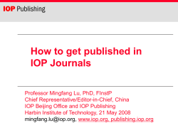 IoPP on-screen PowerPoint slides