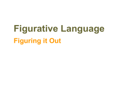 Figurative Language - Ereading Worksheets