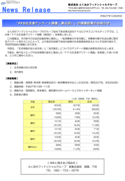 FFG生活者アンケート調査(第6回)