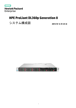 ProLiant DL360p Gen8 システム構成図